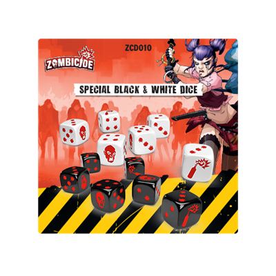 Zombicide: Black and White Dice Pack MK1N91XFT7 |0|