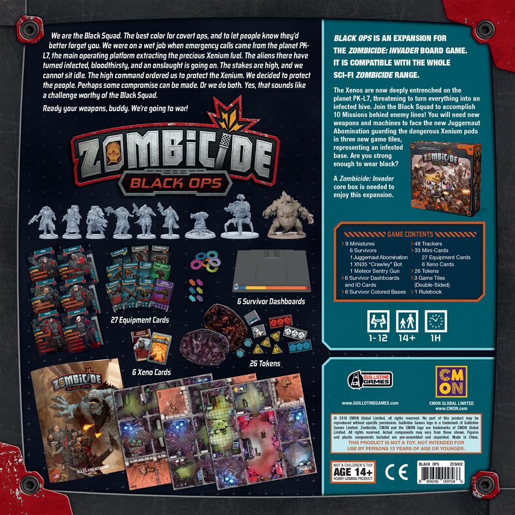 Zombicide Invader: Black Ops MK4YLVO830 |44190|