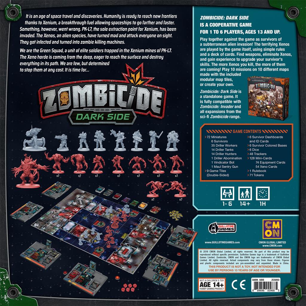 Zombicide Invader: Dark Side MK73ZWIGP7 |44195|