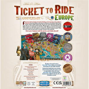 Ticket to Ride: Europe 15th Anniversary MKZCYA0NXQ |44281|