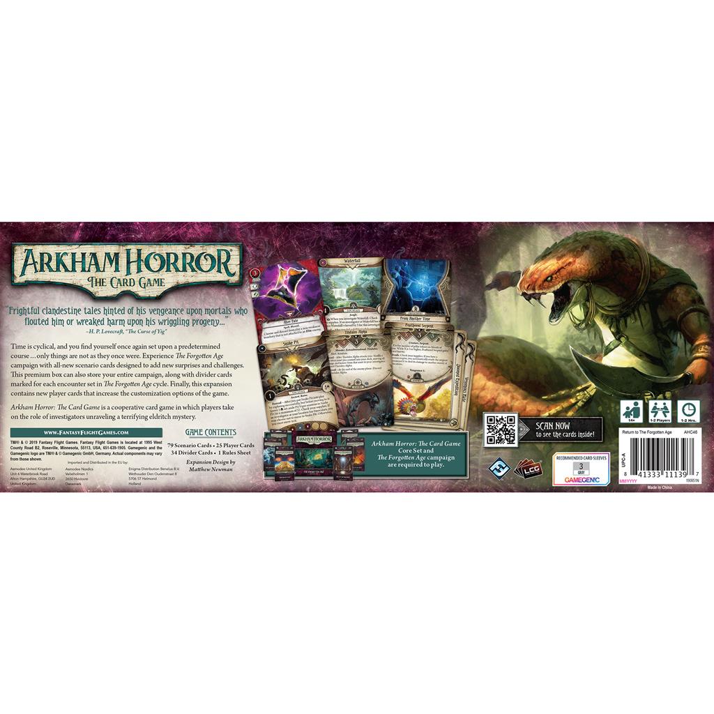 arkham horror the card game the forgotten age campaign expansion Arkham Horror LCG : Return to the Forgotten Age