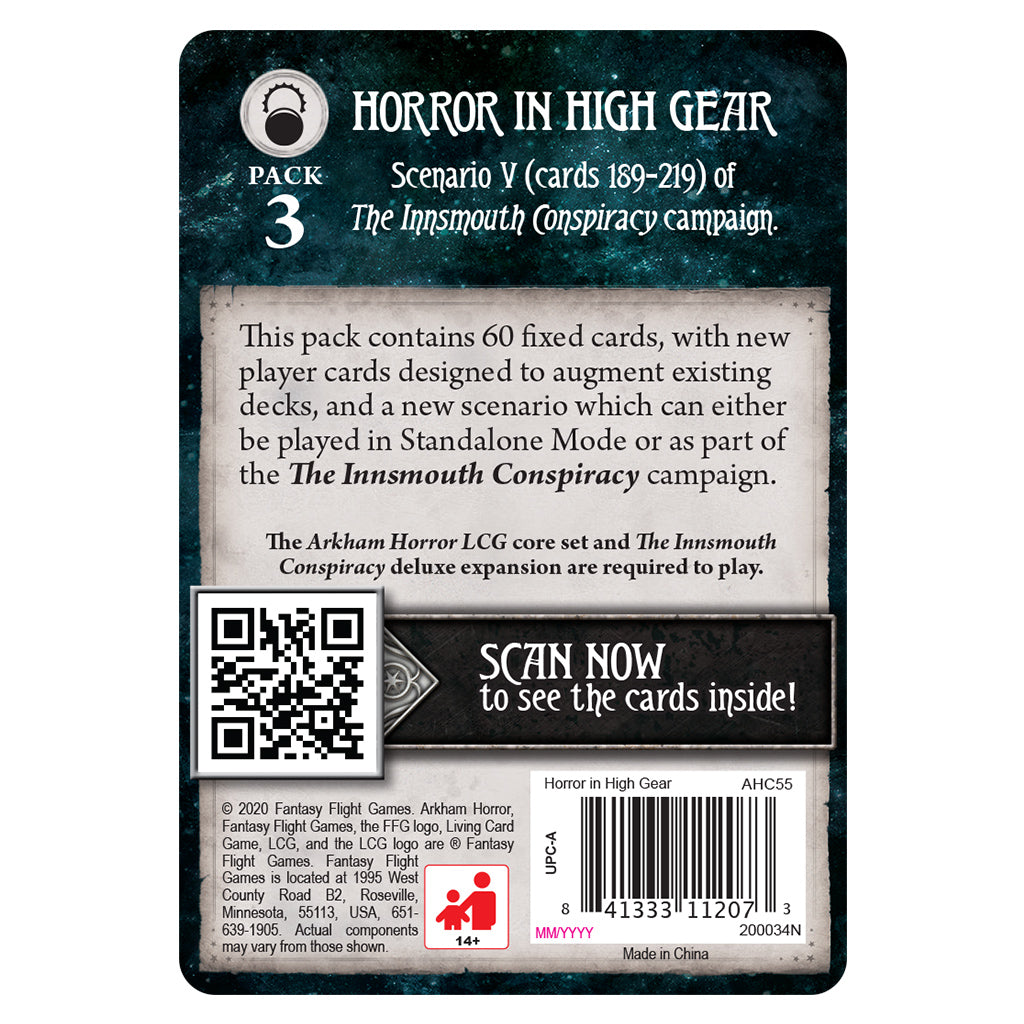 AH LCG: Horror in High Gear MK2G9FDWBX |44663|