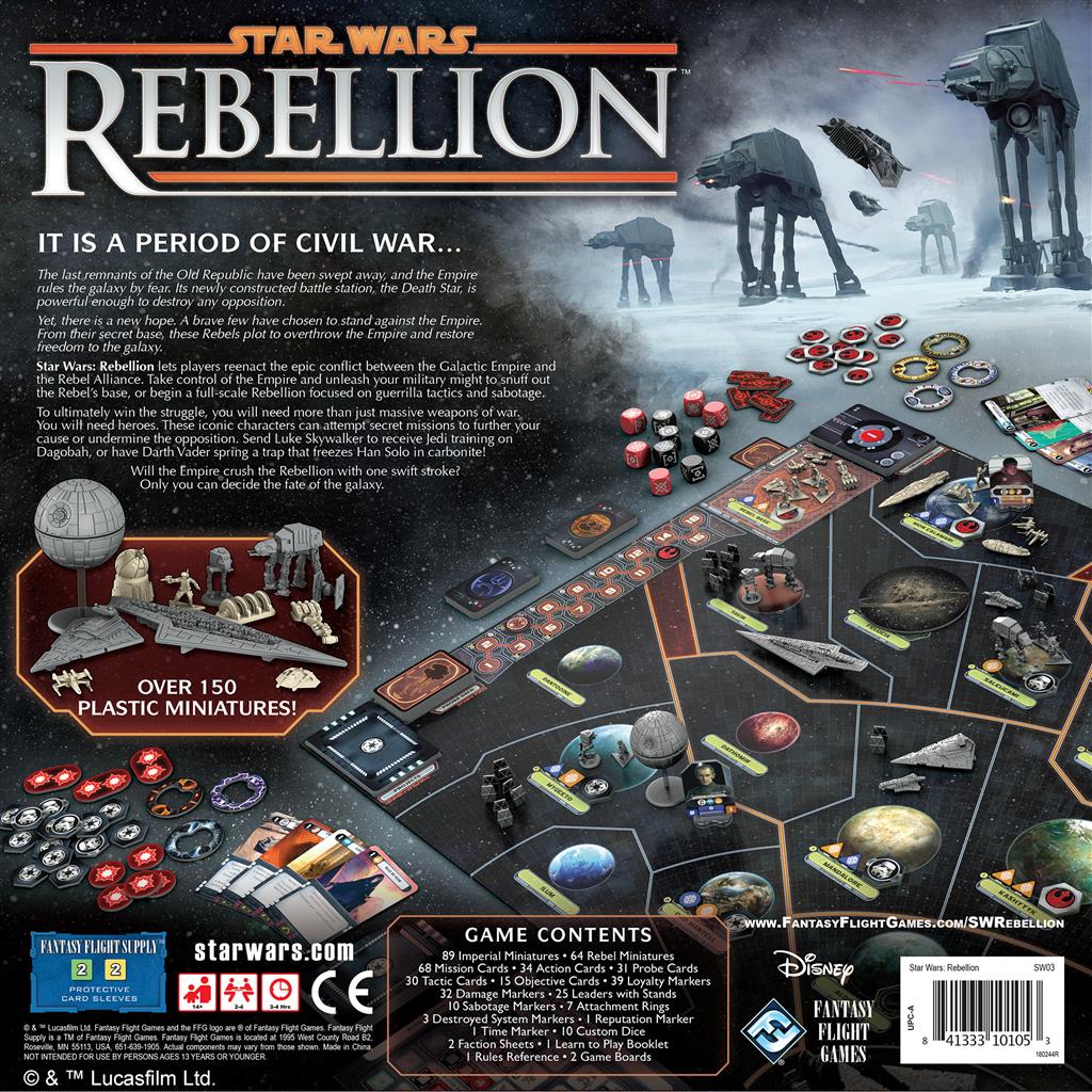 Star Wars Rebellion Board Game MKBQKLBK5K |45203|