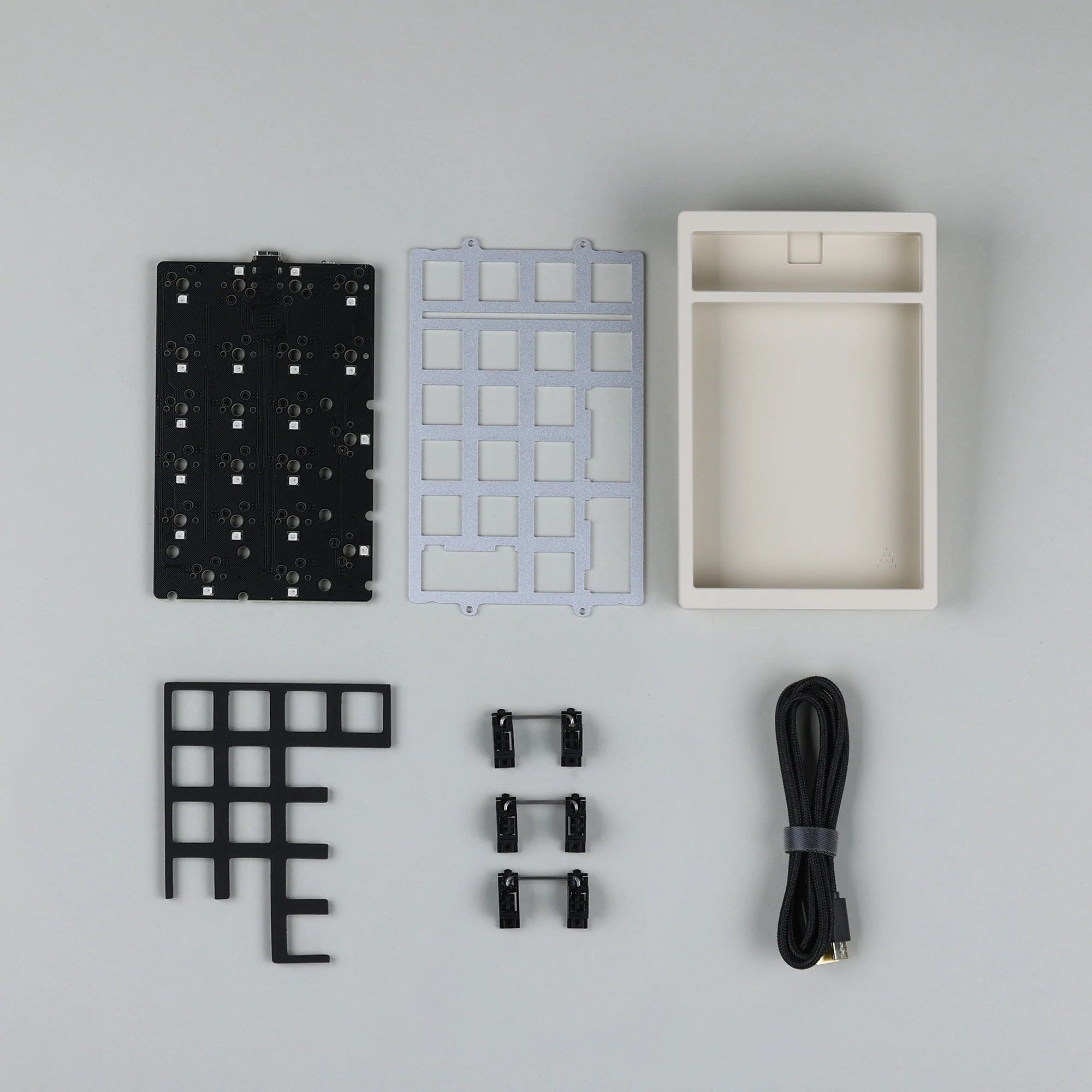 KBDFans KBDPad Mark 2 E-White Barebones Numpad RGB DIY Keyboard Kit MK6DFJEDWZ |34636|