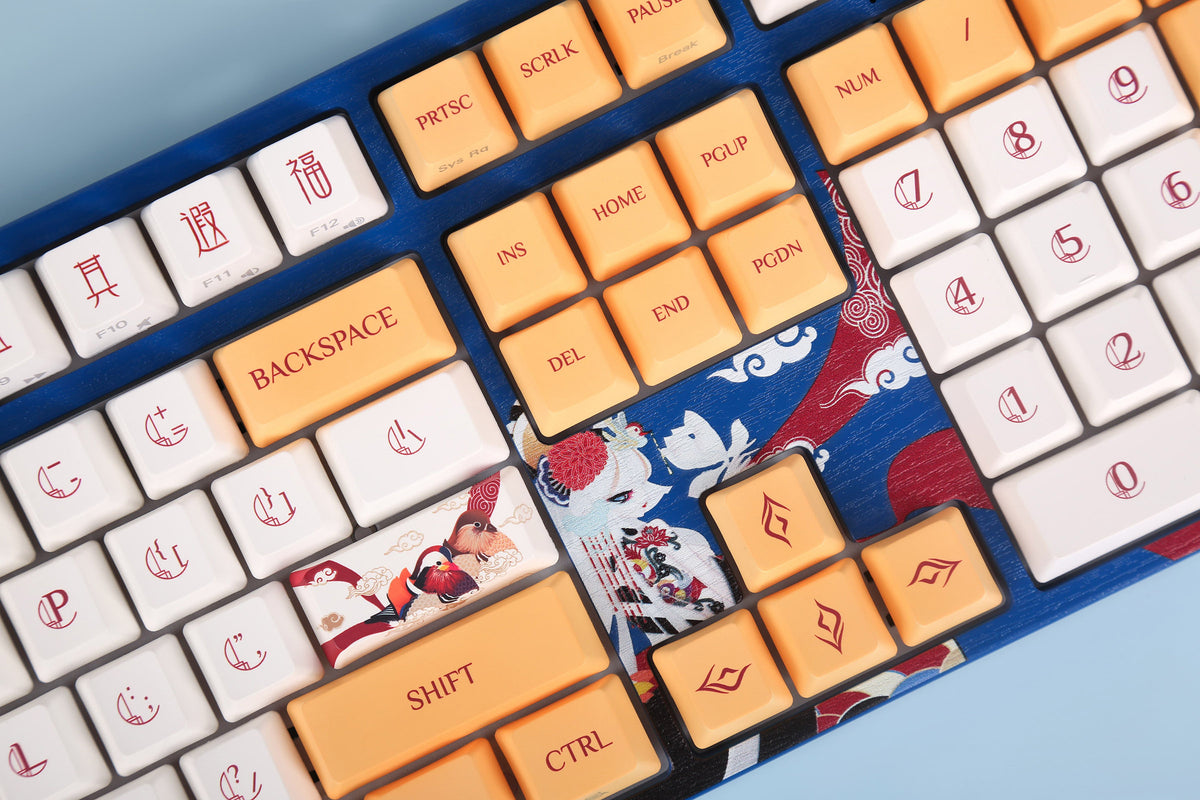 Varmilo MA Series V2 Love Birds Yuan (You) White LED EC Mechanical Key