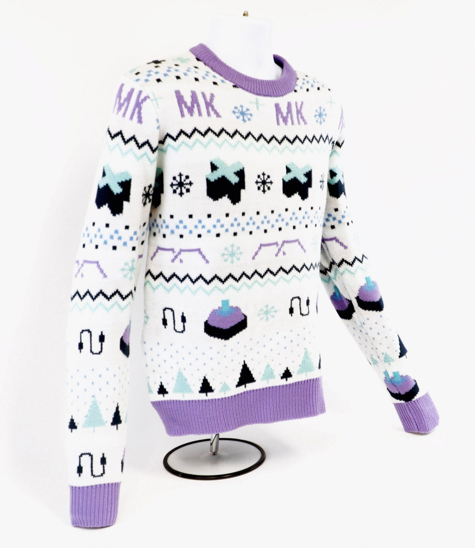 MK Frozen Llama Ugly Christmas Sweater MKZUHNWPVU |0|
