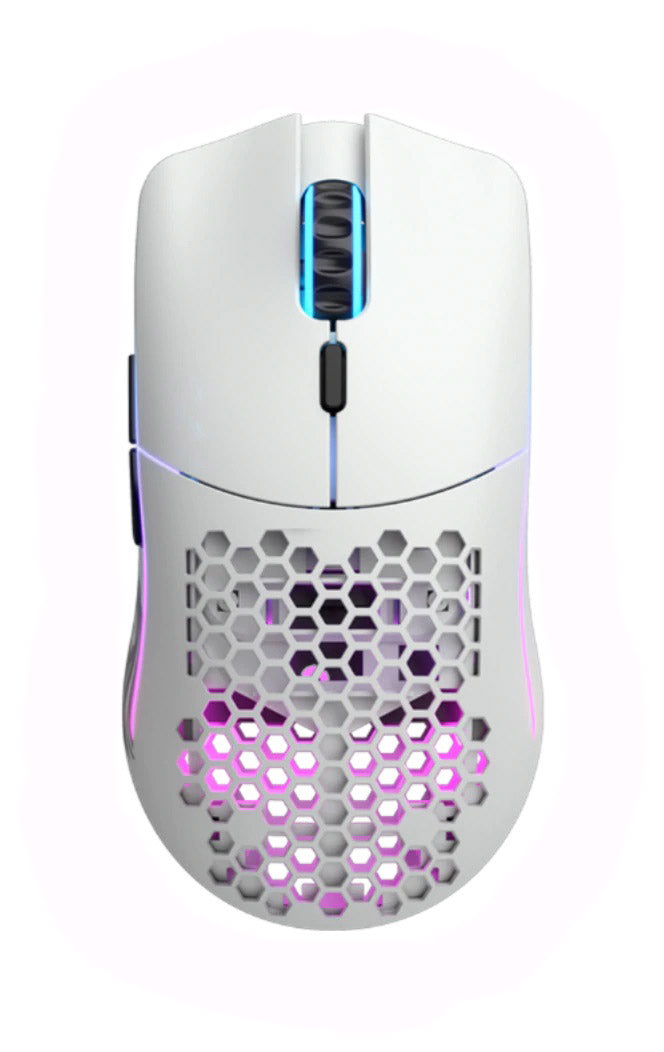 Glorious PC Model O Minus Wireless RGB Gaming Mouse Matte White MKJ8CM4RLH |0|