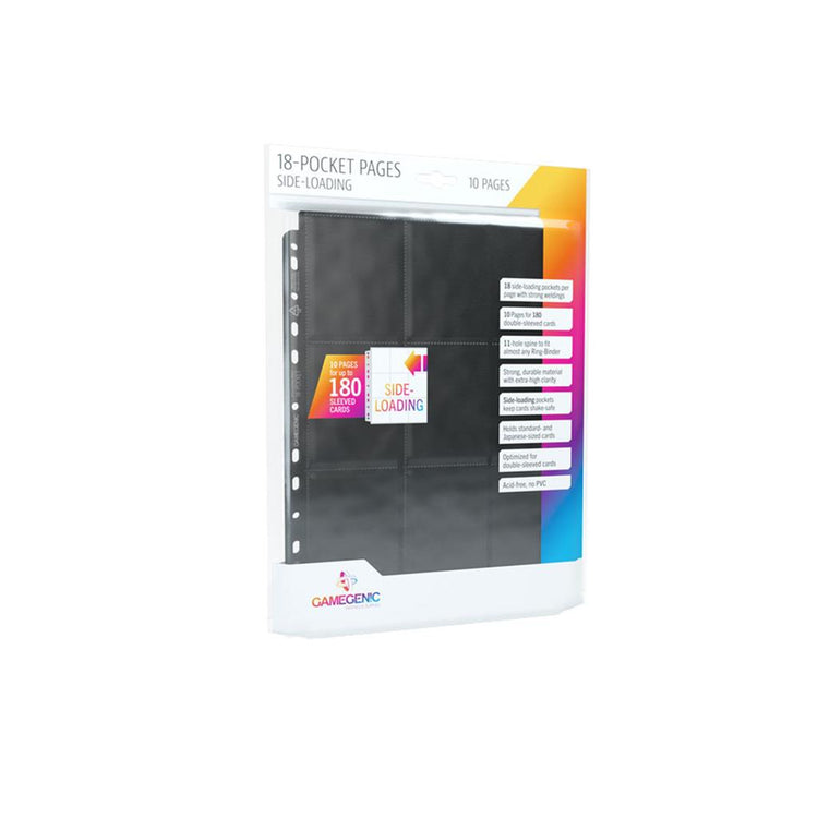 Sideloading 18-Pocket Pages: 10 pg Black Sideloading 18-Pocket Pages: 10 pg Black