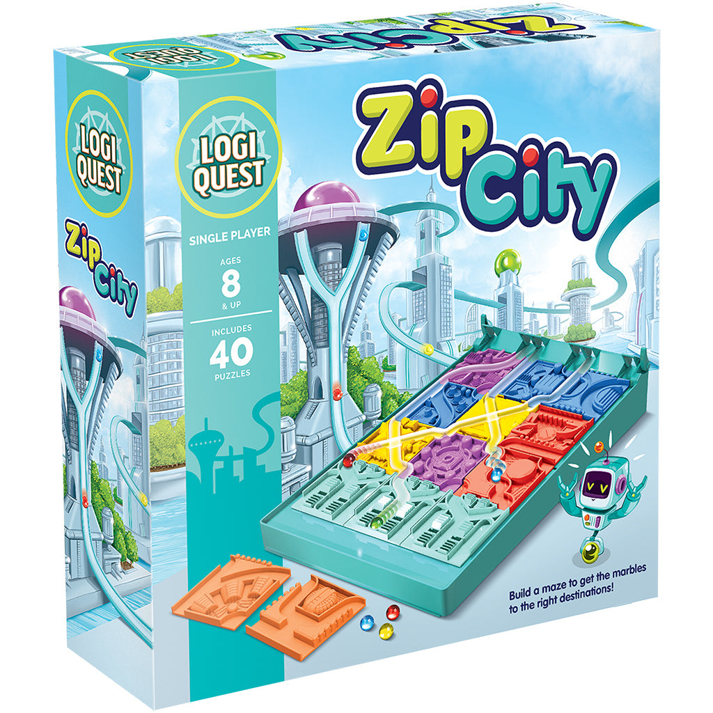 Zip City Logic Puzzle MKK91ZO6X2 |0|
