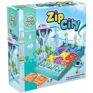 Zip City Logic Puzzle MKK91ZO6X2 |0|