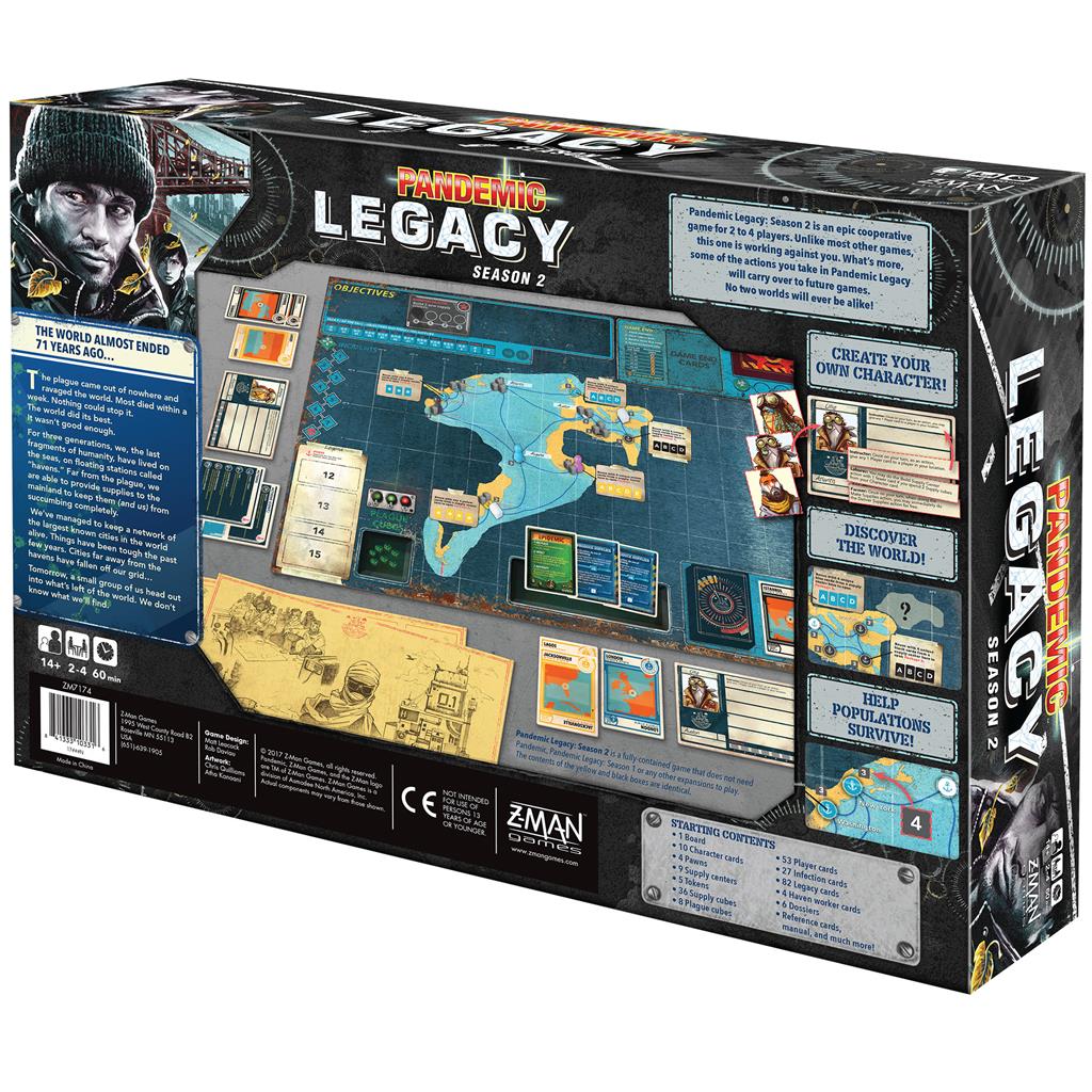 Pandemic: Legacy Season 2 (Black Edition) MK49B8WQD1 |47863|