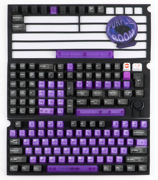 Translucent Purple Keycaps Keycaps