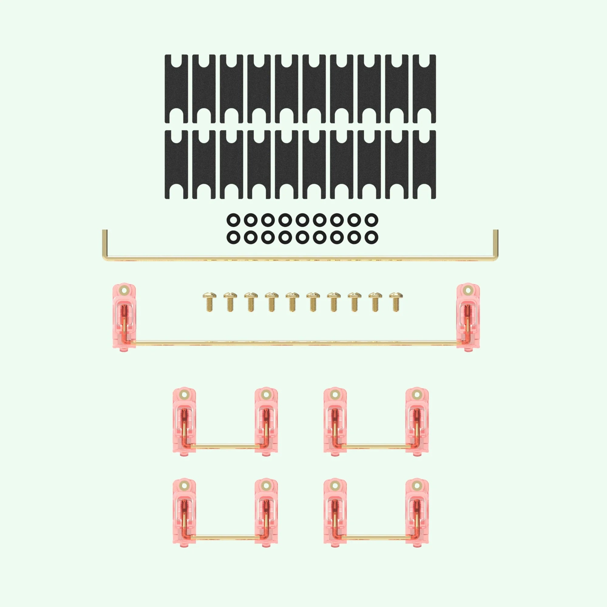 KBDFans Dyboox PC Screw-in Stabilizers Multi-Color MKRXBJPLG4 |59115|