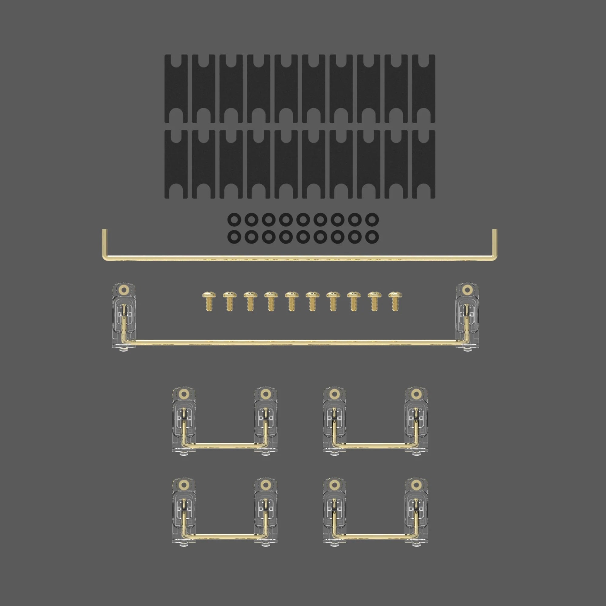 KBDFans Dyboox PC Screw-in Stabilizers Multi-Color MKRXBJPLG4 |59101|