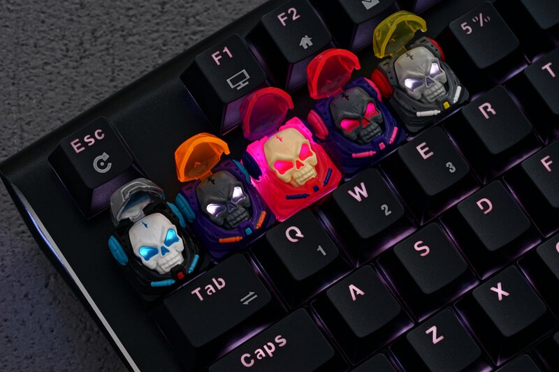 Hot Keys Project HKP Bucket Head Eva (SA R4) Artisan Keycap