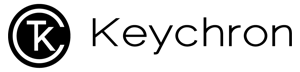 White background with black Keychron logo