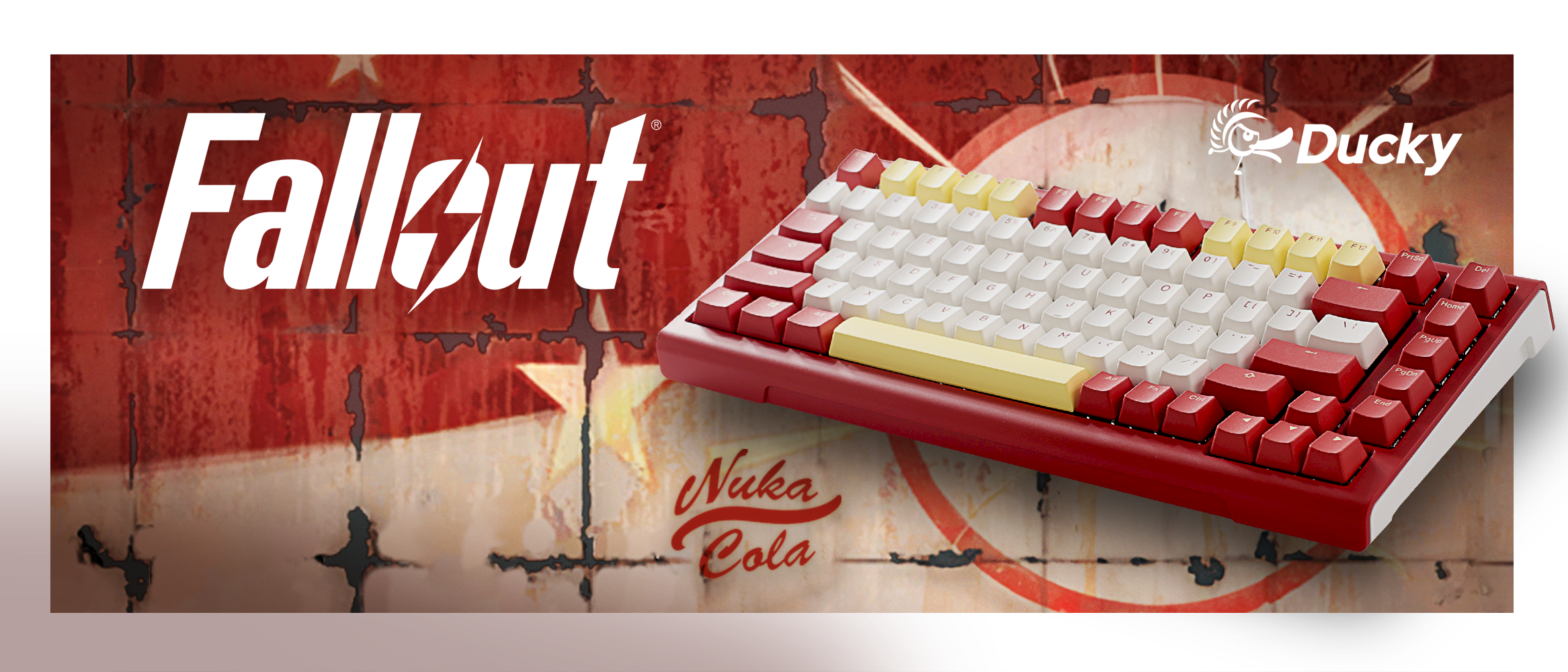 Bethesda x Ducky Tinker 75 Fallout Nuka Cola ProjectD Keyboard